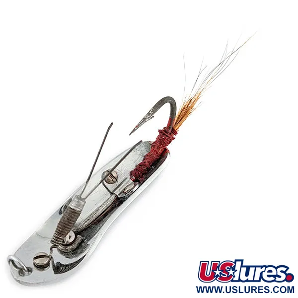 Vintage   Pflueger Chum 2, 1/4oz nickel fishing spoon #18450