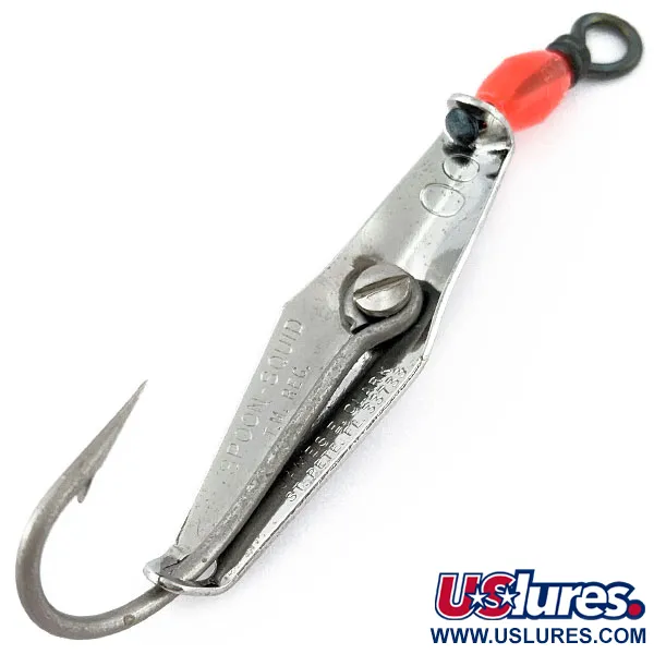 Vintage  James E. Clark  Сlark Spoon, 3/16oz nickel fishing spoon #18454