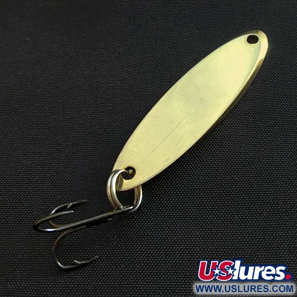 Vintage  Acme Kastmaster, 1/4oz gold fishing spoon #18461