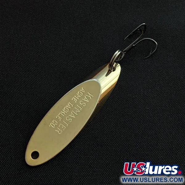 Vintage  Acme Kastmaster, 1/4oz gold fishing spoon #18461