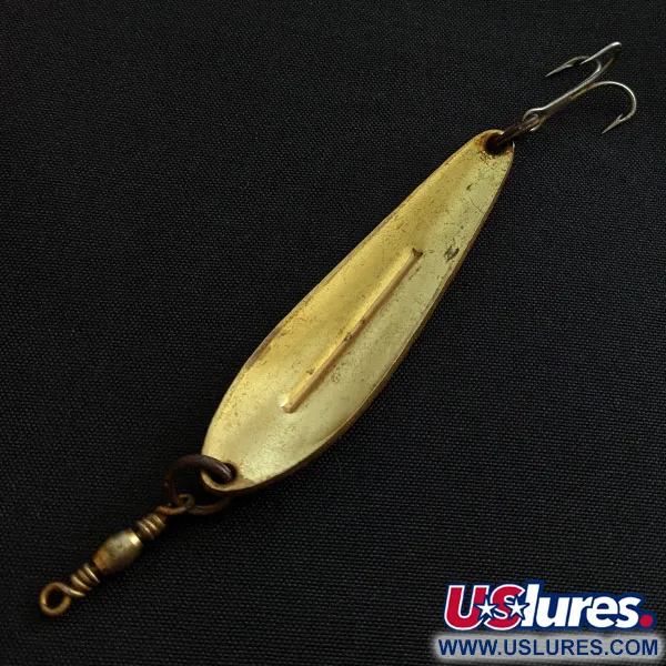 Vintage   Williams Whitefish C50, 1/4oz gold fishing spoon #18469