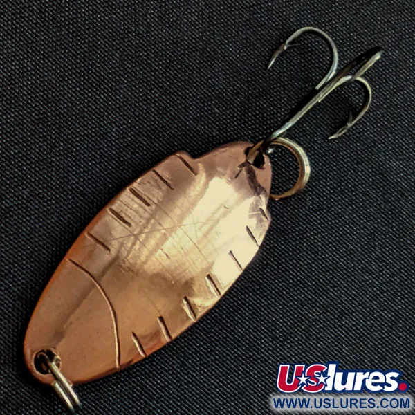 Vintage   Thomas Buoyant, 3/16oz copper fishing spoon #18476
