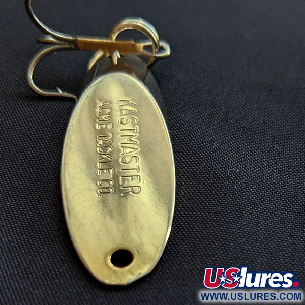 Vintage  Acme Kastmaster, 1/2oz gold fishing spoon #18480
