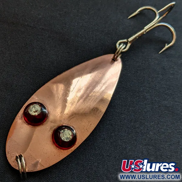 Vintage   Paul Bunyan Flash eye spoon, 3/5oz copper fishing spoon #18486