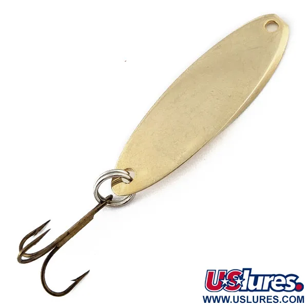 Vintage  Acme Kastmaster, 1/2oz gold fishing spoon #18489