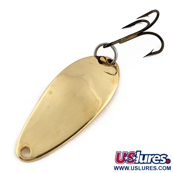 Vintage   Acme Little Cleo, 1/4oz gold fishing spoon #18491