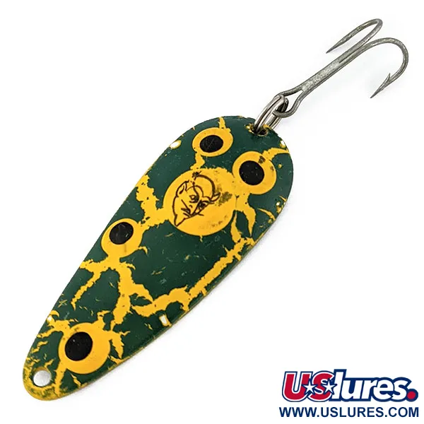 Vintage  Eppinger Dardevle Imp, 2/5oz Frog fishing spoon #18496