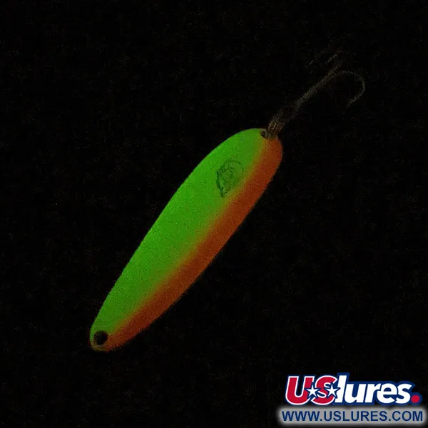 Vintage  Eppinger Dardevle Cop-E-Cat 7400, 2/3oz glow orange fishing spoon #18499