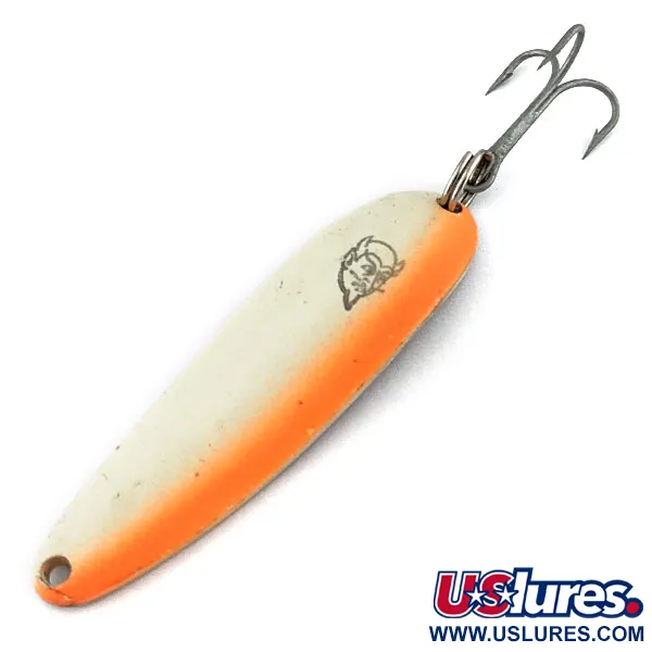 Vintage  Eppinger Dardevle Cop-E-Cat 7400, 2/3oz glow orange fishing spoon #18499