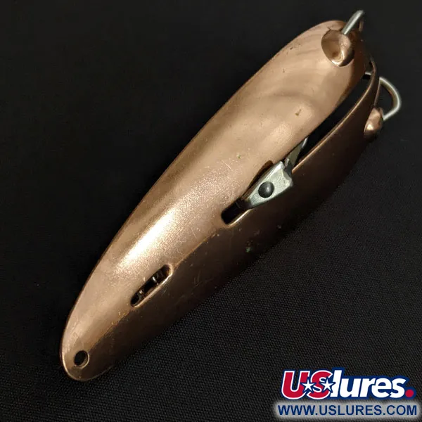 Vintage  Weedless Bait Company Fishtrap, 3/4oz copper fishing spoon #18510