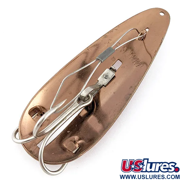 Vintage  Weedless Bait Company Fishtrap, 3/4oz copper fishing spoon #18510