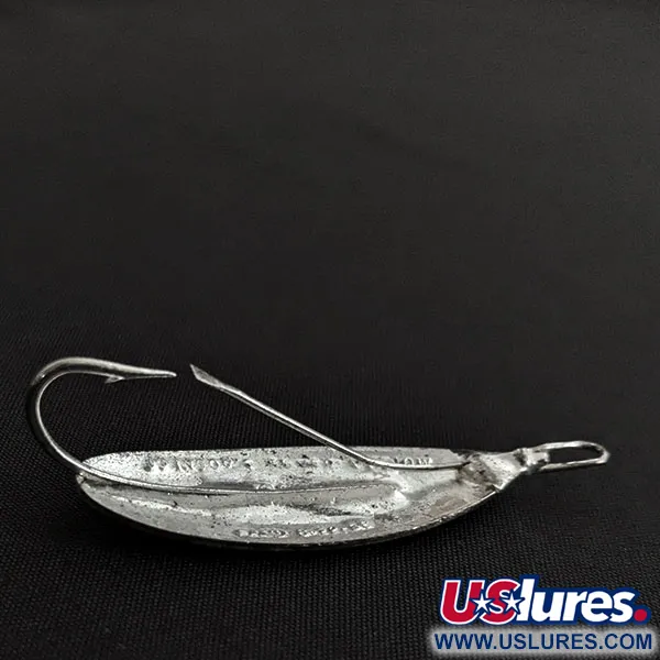 Vintage    Johnson Silver Minnow, 3/16oz silver fishing spoon #18517