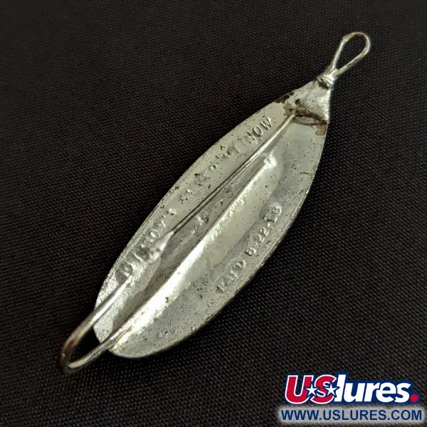 Vintage    Johnson Silver Minnow, 3/16oz silver fishing spoon #18517