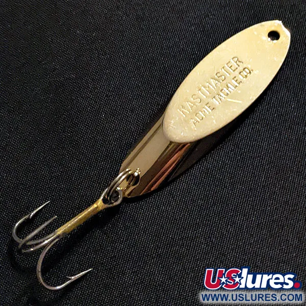 Vintage  Acme Kastmaster, 1/2oz gold fishing spoon #18521