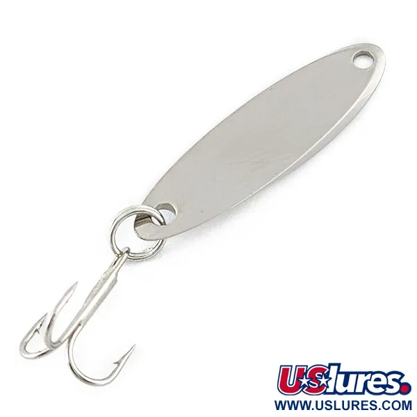 Vintage  Acme Kastmaster, 1/8oz nickel/blue fishing spoon #18528