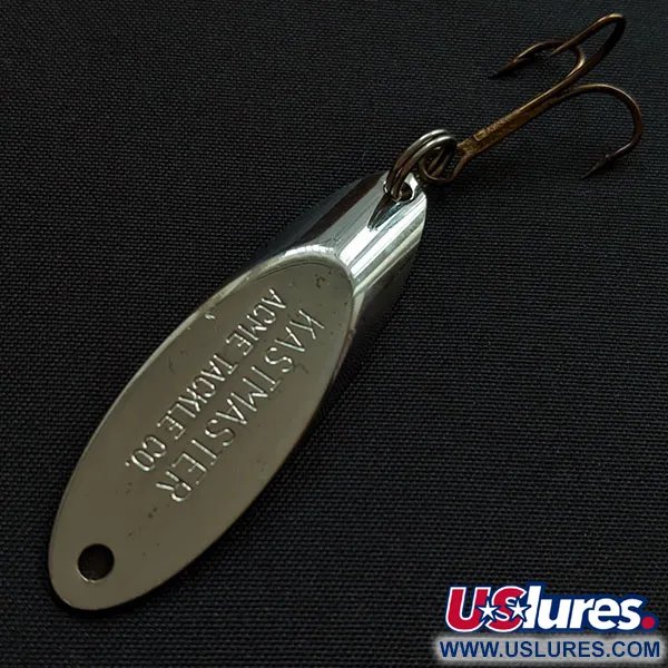 Vintage  Acme Kastmaster, 3/8oz nickel fishing spoon #18535