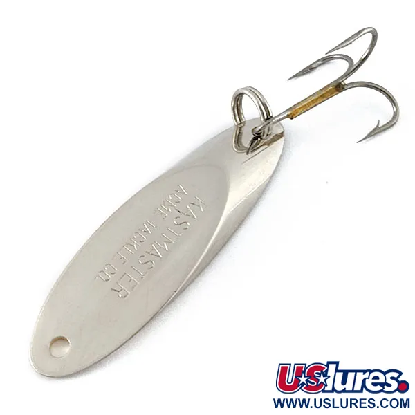 Vintage  Acme Kastmaster, 1/2oz nickel fishing spoon #18536