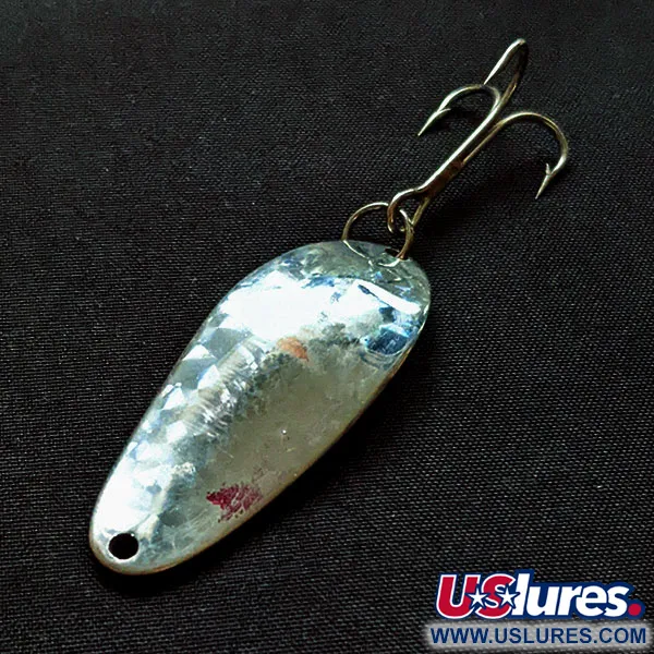 Vintage  Johnny Walker Dr.Walker's Johnny REB, 1/3oz silver crystal fishing spoon #18542