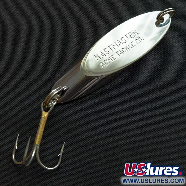 Vintage  Acme Kastmaster, 1/2oz nickel fishing spoon #18545