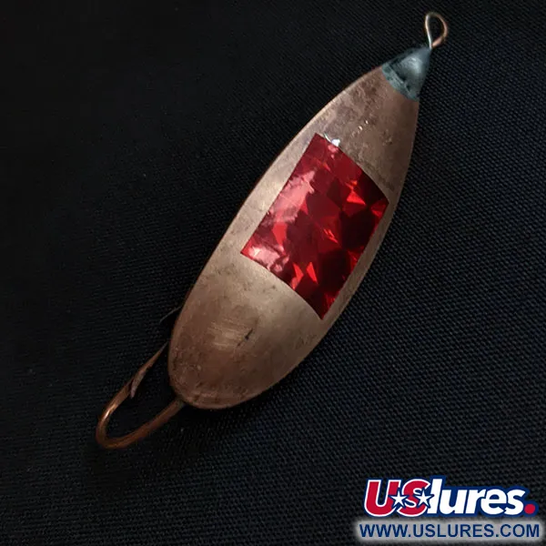 Vintage   Johnson Silver Minnow, 3/16oz copper fishing spoon #18553