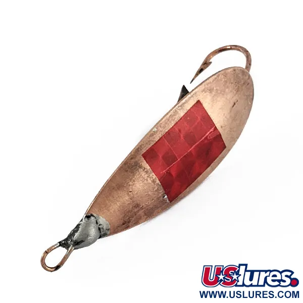 Vintage   Johnson Silver Minnow, 3/16oz copper fishing spoon #18553