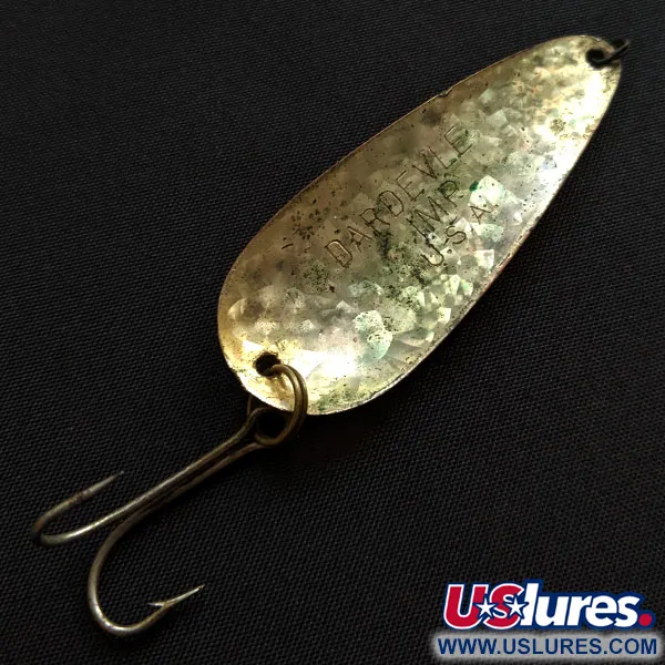 Vintage  Eppinger Dardevle Imp, 2/5oz crystal fishing spoon #18555