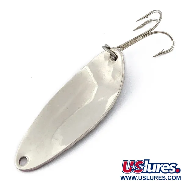 Vintage   Acme Little Cleo bubbles, 1/3oz black/nickel/purple fishing spoon #18579