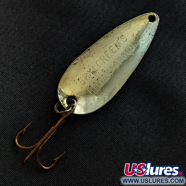 Vintage  Other Brylcreem Royal Spoon, 3/16oz gold fishing spoon #18590
