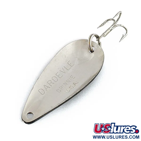 Vintage  Eppinger Dardevle Spinnie, 1/3oz black devle fishing spoon #18593