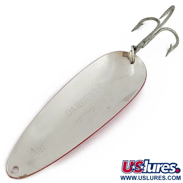 Vintage  Eppinger Dardevle, 1oz red devle fishing spoon #18596