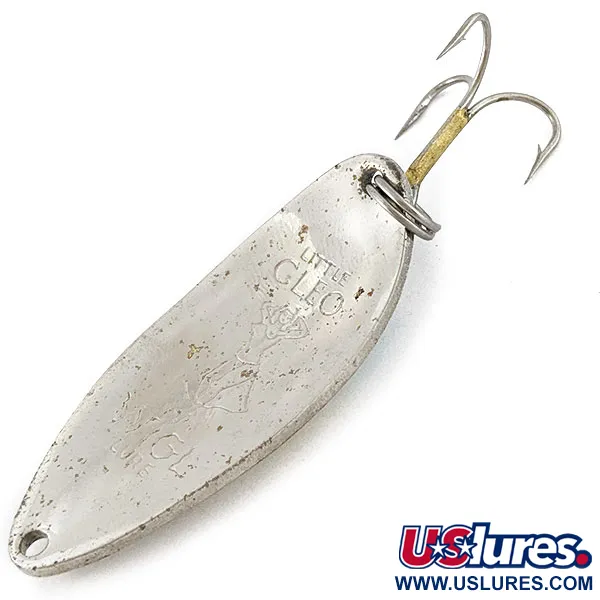 Vintage  Seneca Little Cleo (Hula Girl), 1/2oz pearl fishing spoon #18601