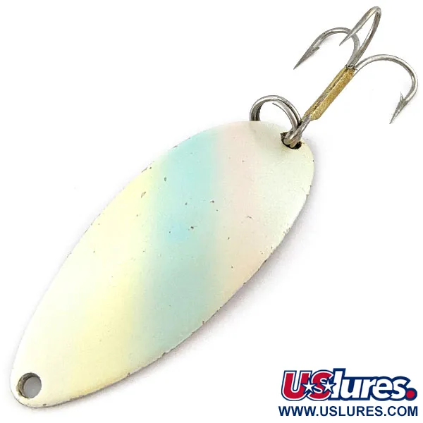 Vintage  Seneca Little Cleo (Hula Girl), 1/2oz pearl fishing spoon #18601