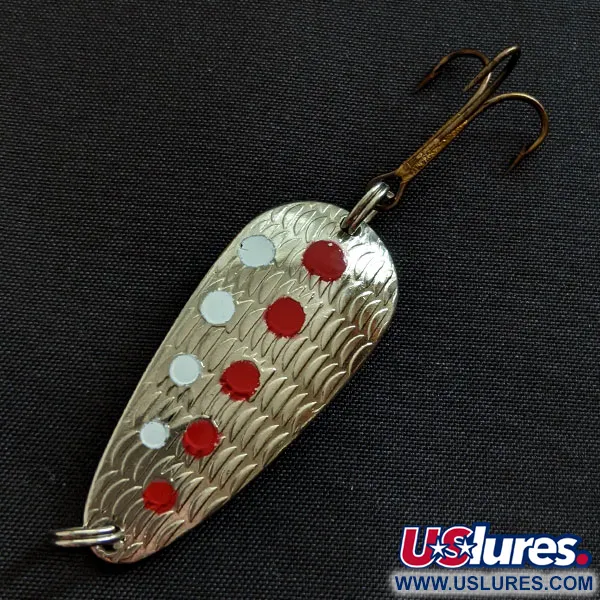 Vintage  Acme Tornado Spoon, 1/4oz nickel fishing spoon #18606