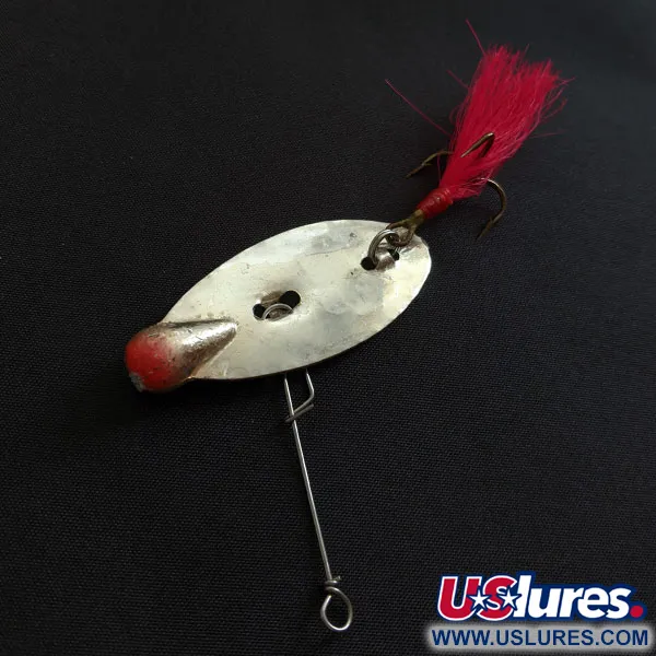 Vintage  Mann's Bait  Mann's Dancer, 1/2oz nickel/blue fishing #18611