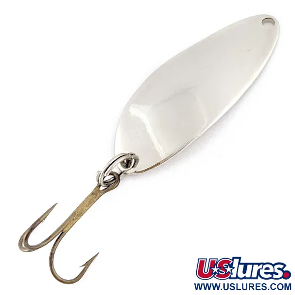 Vintage  Seneca Little Cleo (Hula Girl), 1/3oz nickel fishing spoon #18621