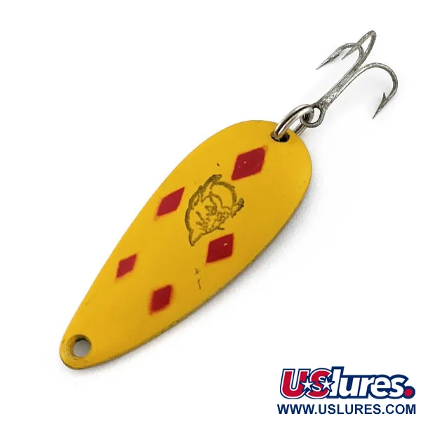 Vintage  Eppinger Dardevle Spinnie, 1/3oz Five of Diamonds fishing spoon #18627