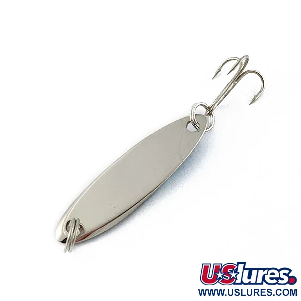 Vintage  Acme Kastmaster, 1/8oz nickel/blue fishing spoon #18638