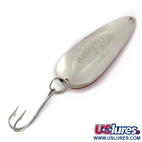 Vintage  Eppinger Dardevle Imp, 2/5oz Red Devle fishing spoon #18641
