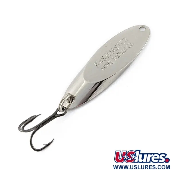 Vintage  Acme Kastmaster, 1/4oz nickel fishing spoon #18642