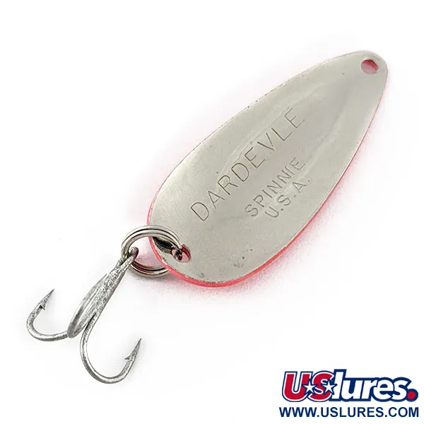 Vintage  Eppinger Dardevle Spinnie, 1/3oz Pink fishing spoon #18643