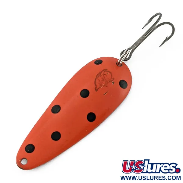 Vintage  Eppinger Dardevle Imp, 2/5oz Ladybug/brass fishing spoon #18648