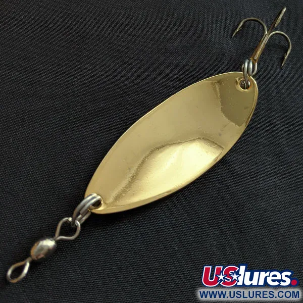 Vintage   Prime Lures Glory Spoon, 1/2oz gold/green fishing spoon #18657