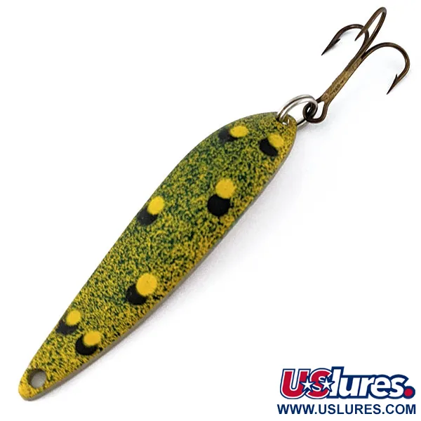 Vintage  Acme Fiord Spoon  Lightning (1950s), 2/5oz frog fishing spoon #18685