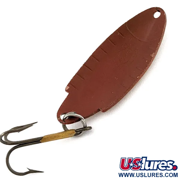 Vintage   Thomas Buoyant, 1/4oz yellow Red fishing spoon #18741
