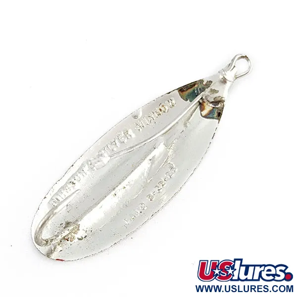 Vintage    Johnson Silver Minnow, 3/16oz silver fishing spoon #18761