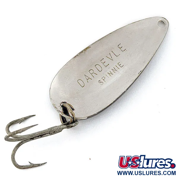 Vintage  Eppinger Dardevle Spinnie, 1/3oz Black Devle fishing spoon #18771