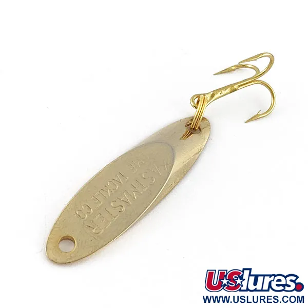 Vintage  Acme Kastmaster, 1/8oz gold fishing spoon #18778
