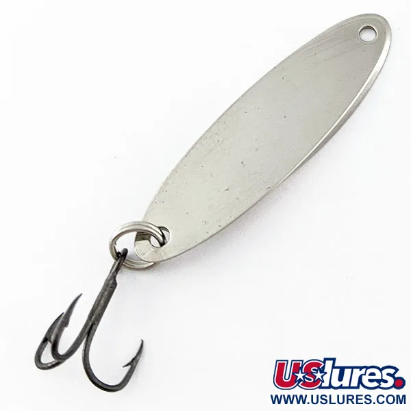 Vintage  Acme Kastmaster, 1/4oz nickel fishing spoon #18780