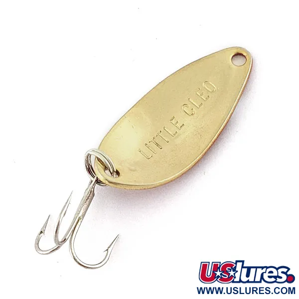 Vintage   Acme Little Cleo, 1/8oz red/gold fishing spoon #18783