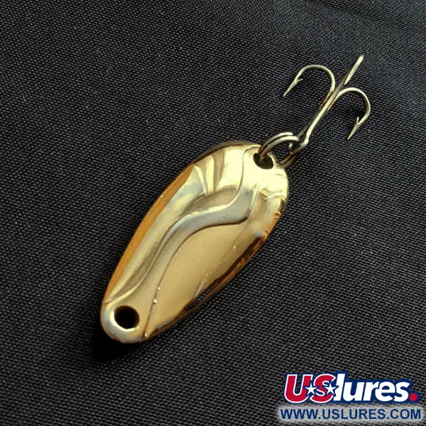 Vintage  Acme Kamlooper Junior, 1/4oz gold fishing spoon #18791